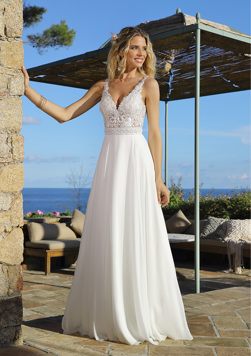 Abito da sposa in chiffon - 522004